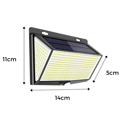 Lampe solaire d'extérieure 468 LED