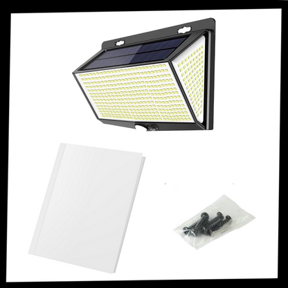 Lampe solaire d'extérieure 468 LED
