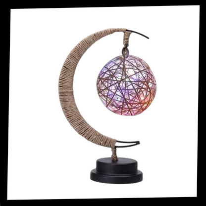 Lampe led "Lune" enchantée