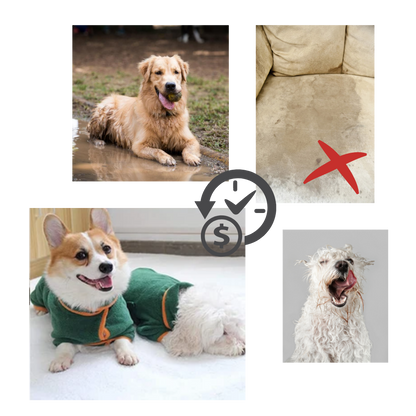 Peignoir super absorbant pour animaux de compagnie