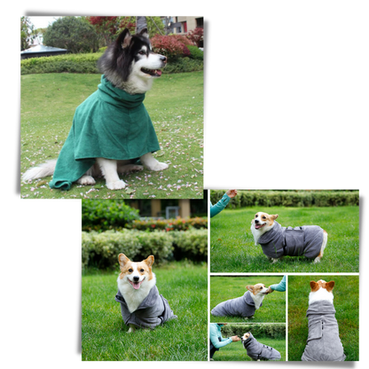 Peignoir super absorbant pour animaux de compagnie