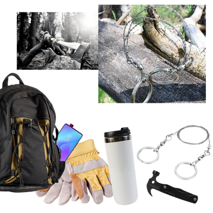 Scie à fil d'acier portative