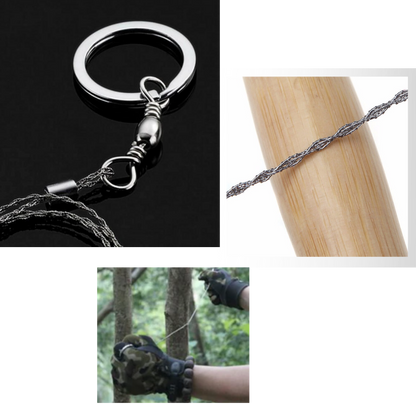 Scie à fil d'acier portative