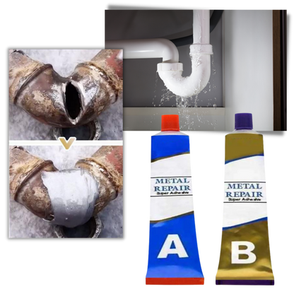 Pâte de réparation pour métaux industriels