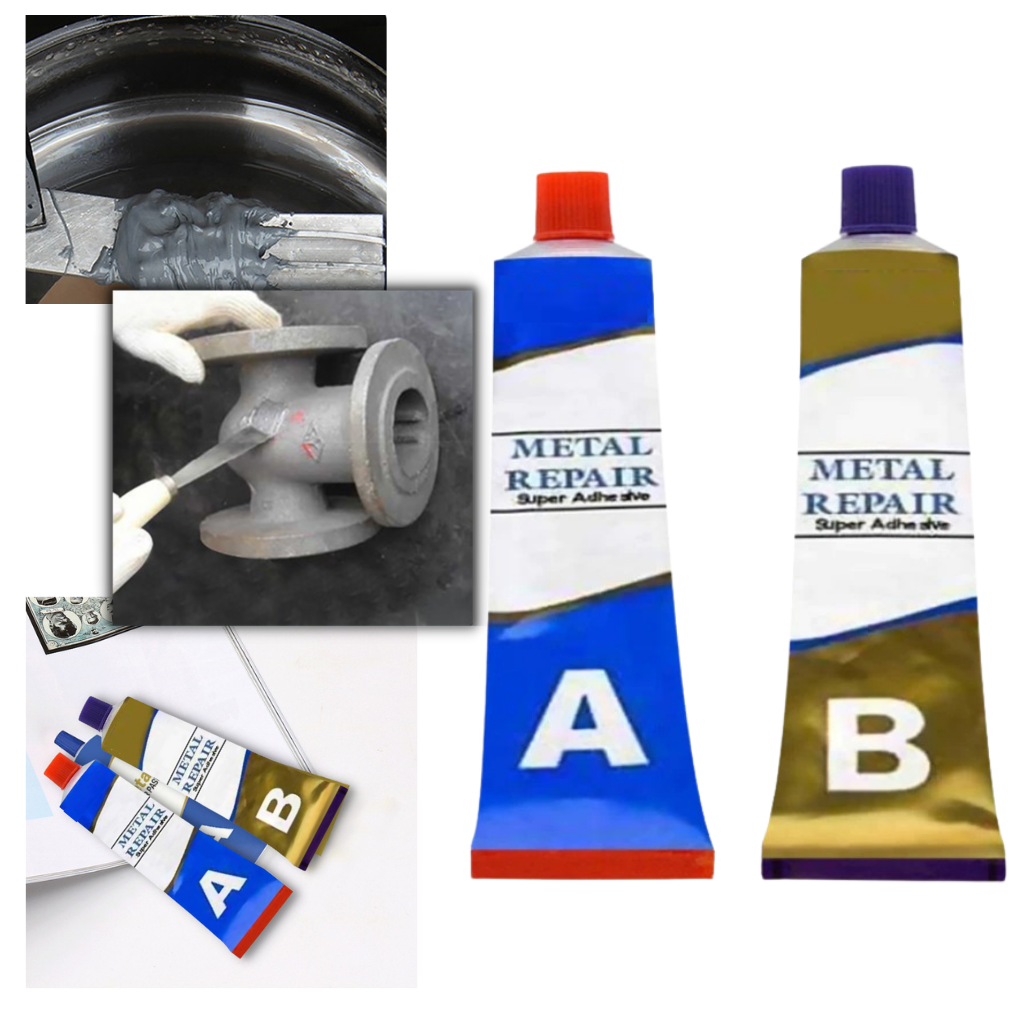 Pâte de réparation pour métaux industriels