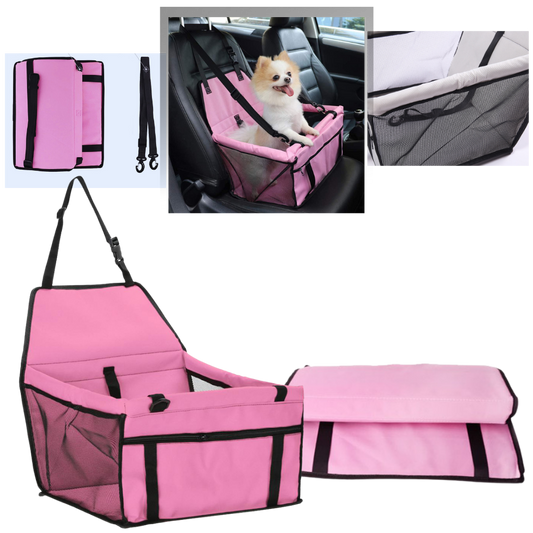 Siège auto réglable pour chien
