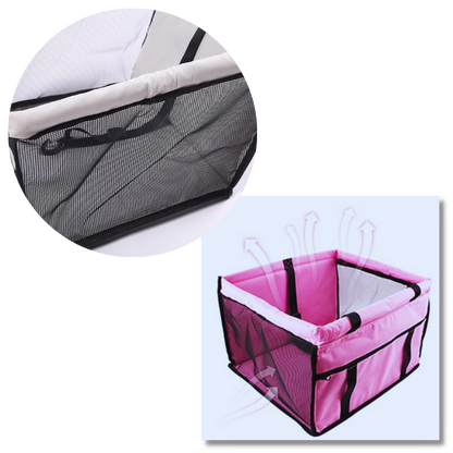 Siège auto réglable pour chien