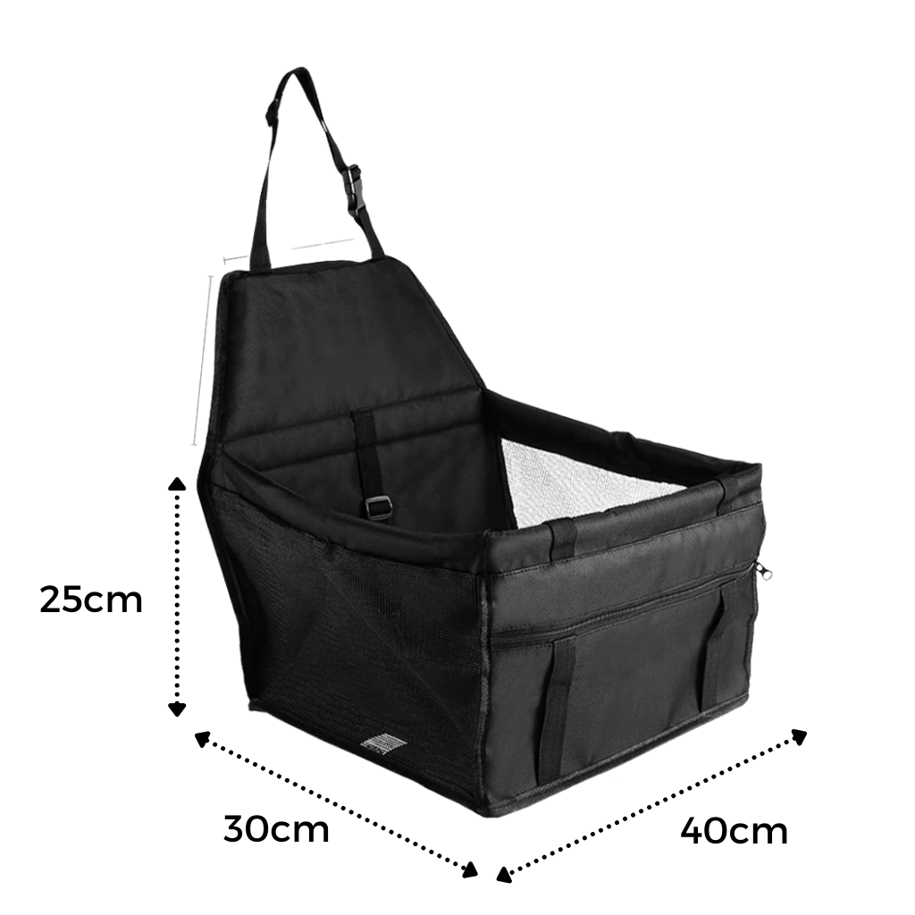 Siège auto réglable pour chien