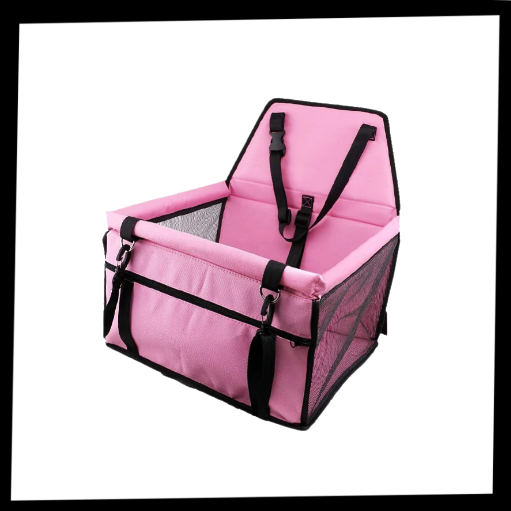 Siège auto réglable pour chien