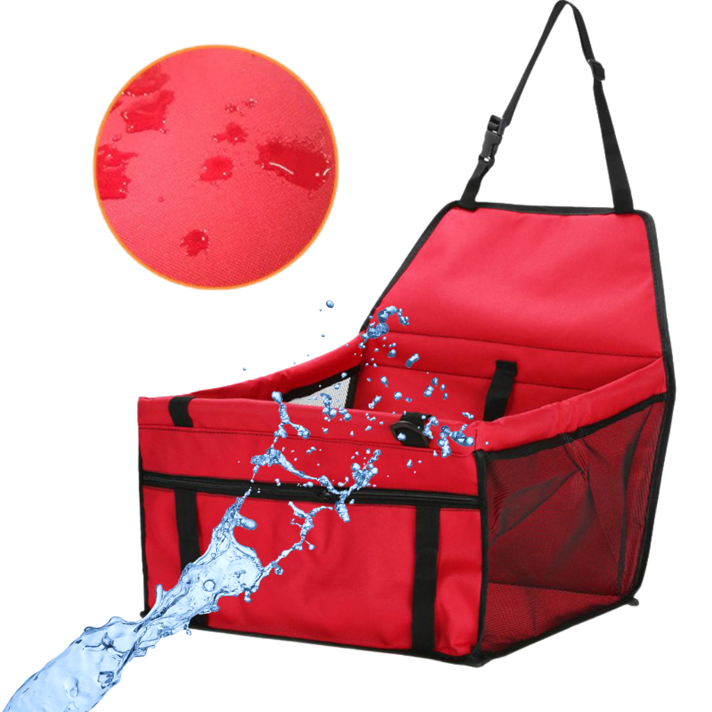 Siège auto réglable pour chien