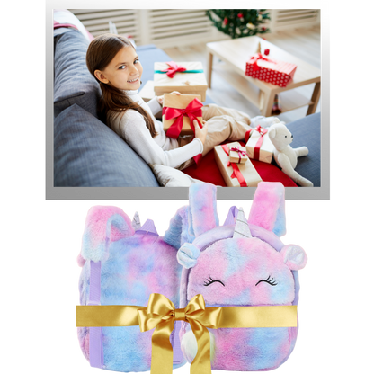 Sac à dos de Licorne en peluche pour filles