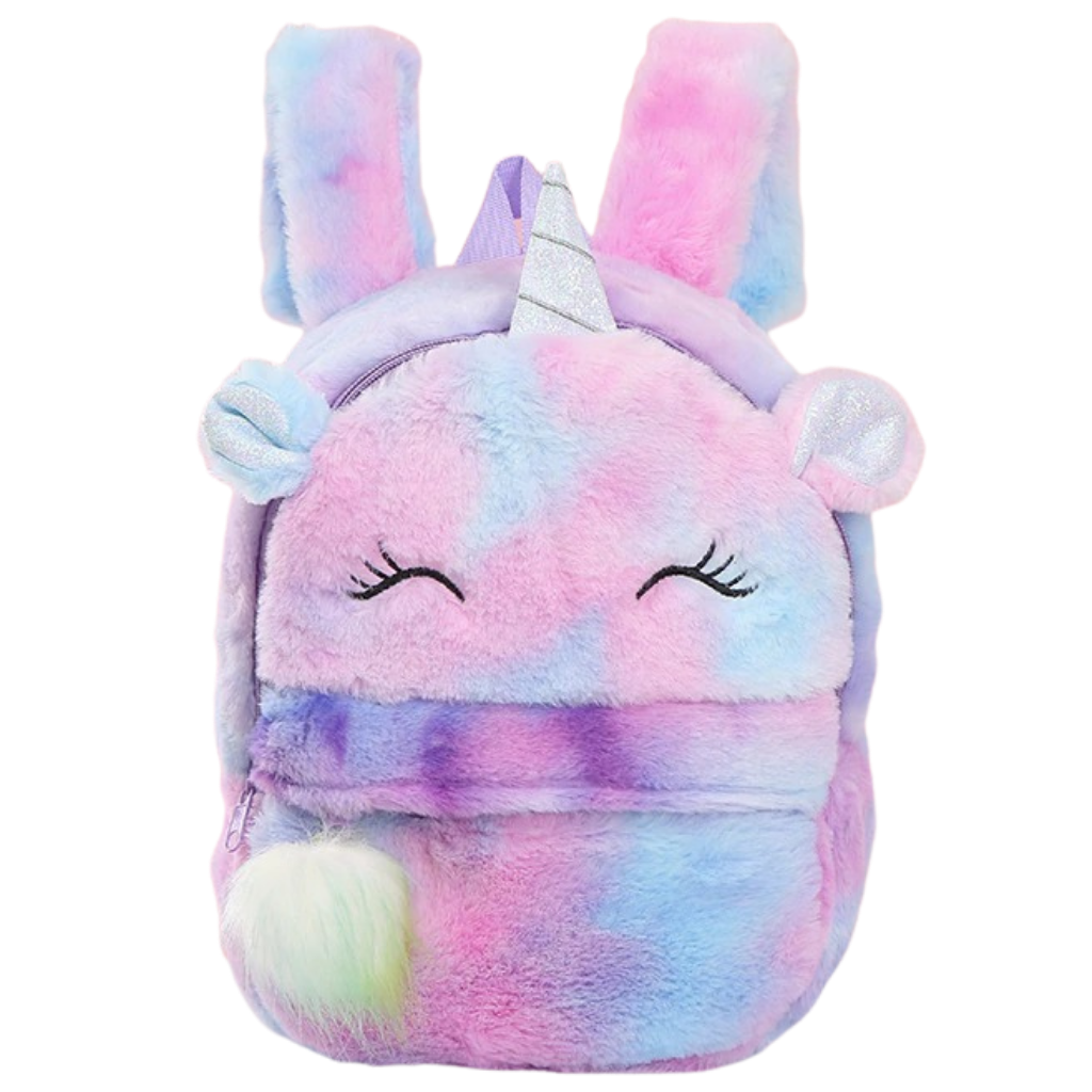 Sac à dos de Licorne en peluche pour filles