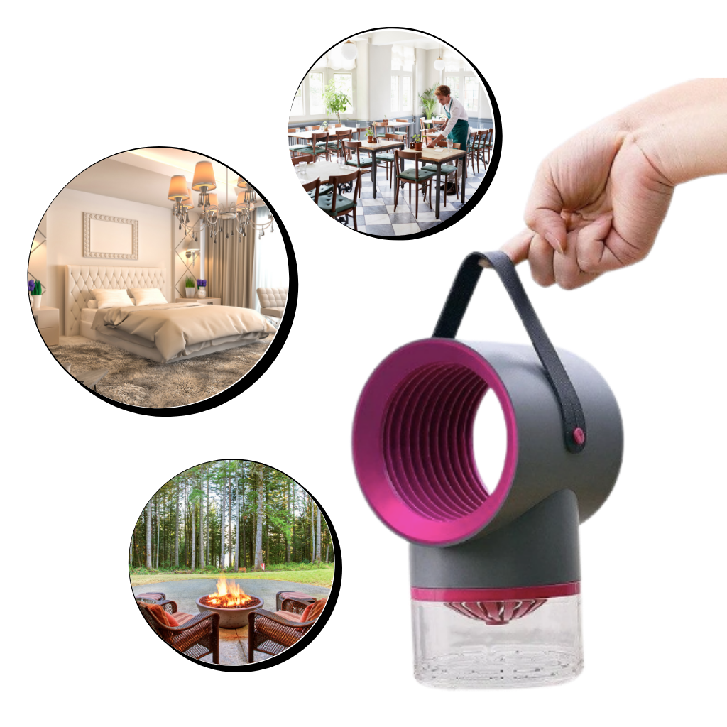 Lampe LED anti moustiques portable