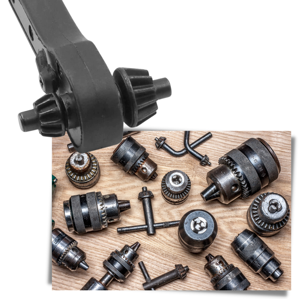 Clé pour mandrin de perceuse à cliquet