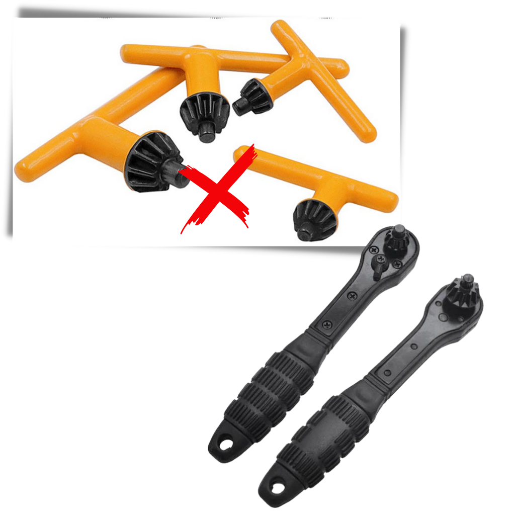 Clé pour mandrin de perceuse à cliquet