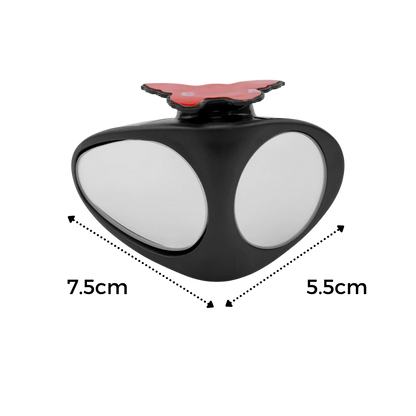 Rétroviseur d'angle mort rotatif à 2 côtés