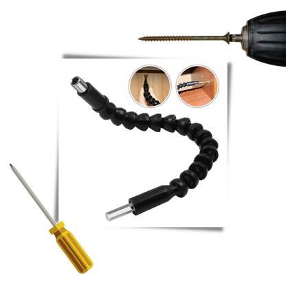 Porte-foret flexible pour perceuse électrique