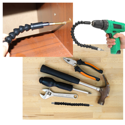 Porte-foret flexible pour perceuse électrique