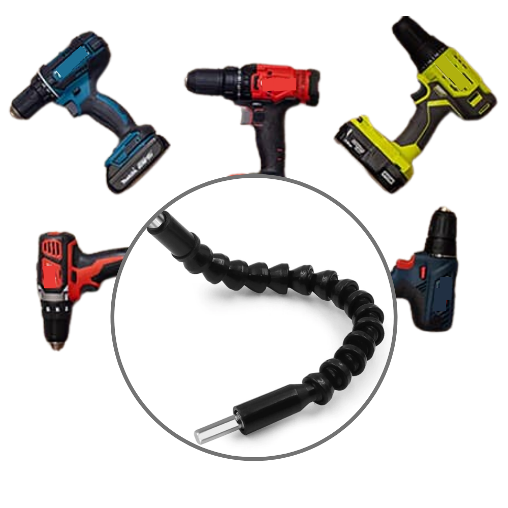 Porte-foret flexible pour perceuse électrique