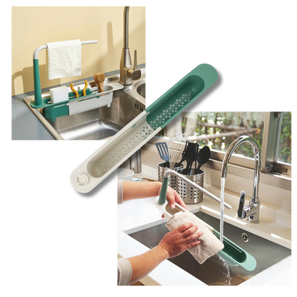 Support de rangement extensible pour évier