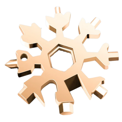 Outil Flocon de neige multifonctionnel 18-en-1 en acier inoxydable