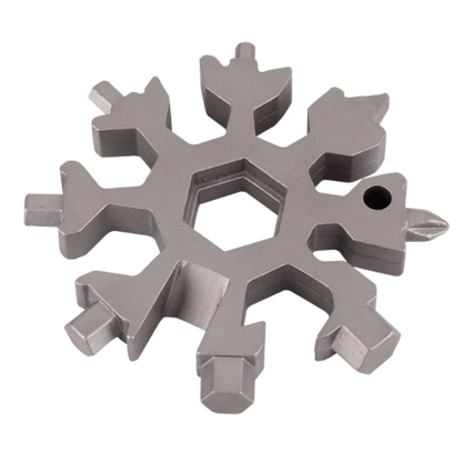 Outil Flocon de neige multifonctionnel 18-en-1 en acier inoxydable