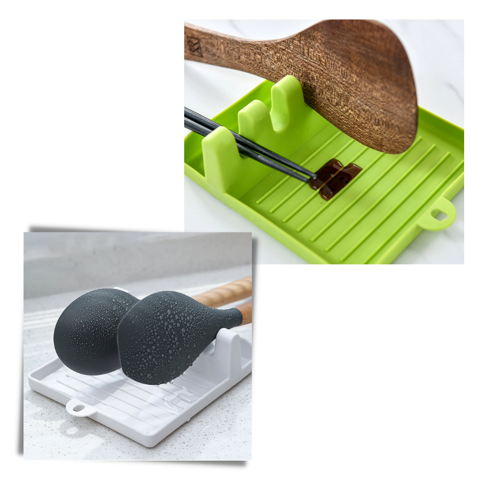 Support d'ustensiles pour spatules et cuillères