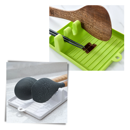 Support d'ustensiles pour spatules et cuillères