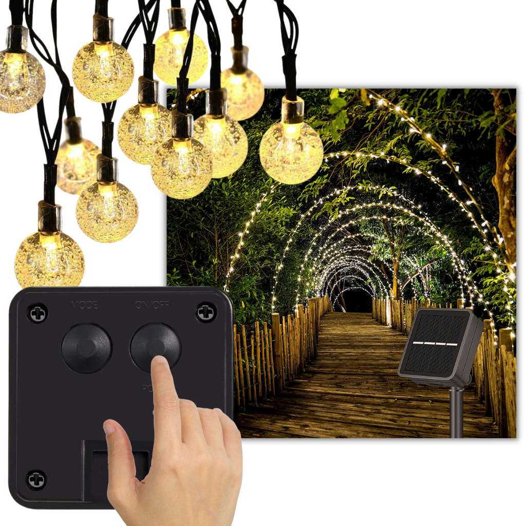 Guirlande lumineuse solaire