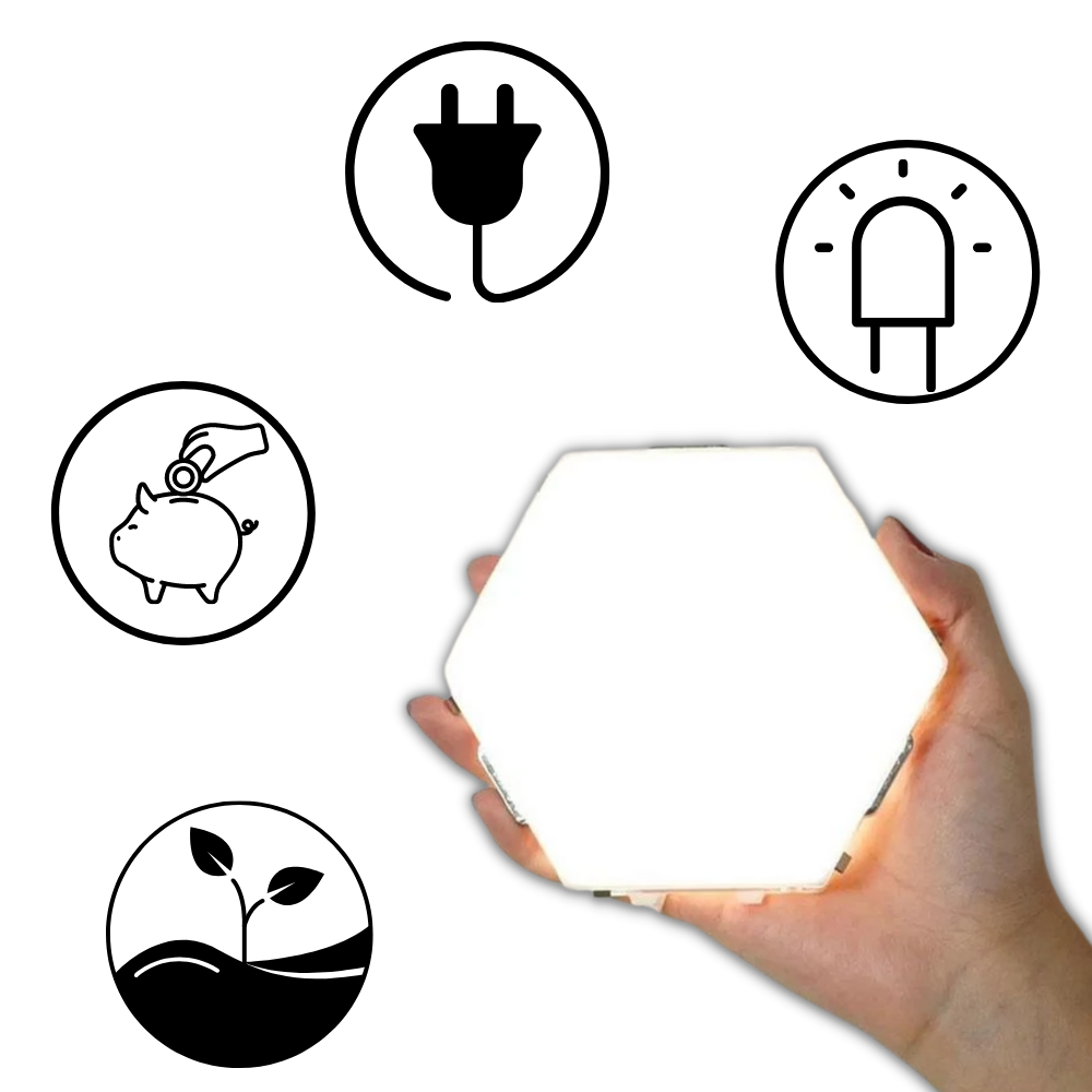 Lot de 3 lampes tactiles modulaires