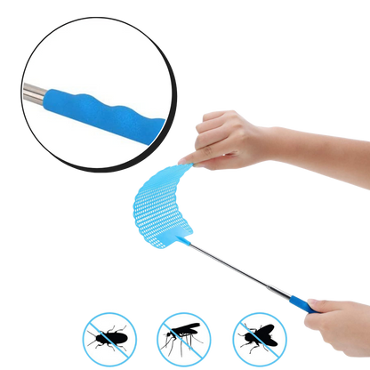 Tapette à mouche télescopique