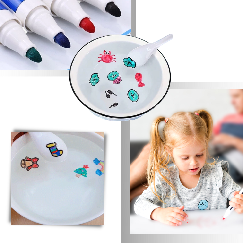 Stylo magique de peinture sur l'eau