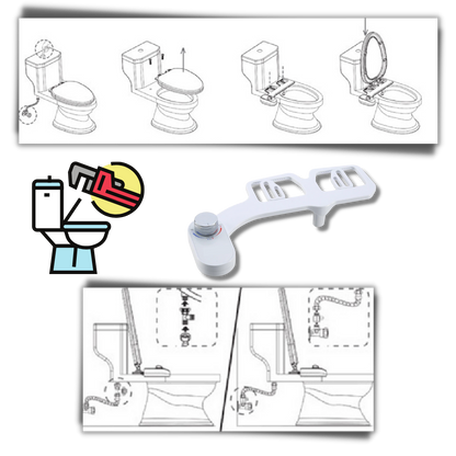 Bidet pour sièges de toilettes