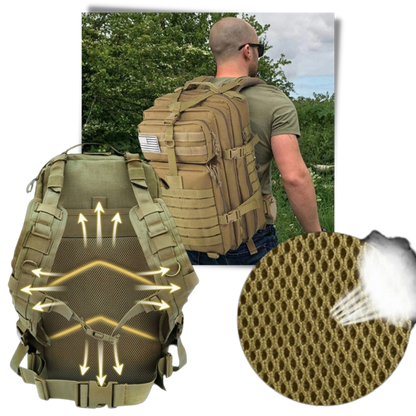 Sac à dos de camping résistant de 50L