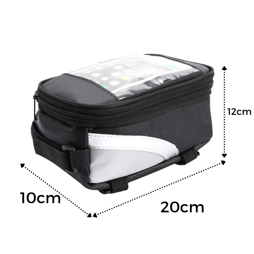 Sacoche imperméable pour téléphone à fixer sur un vélo