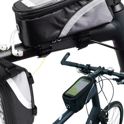Sacoche imperméable pour téléphone à fixer sur un vélo