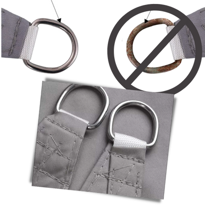 Voile d'ombrage rectangulaire résistant aux intempéries