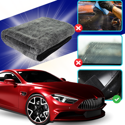 Serviette microfibre absorbante pour vitres