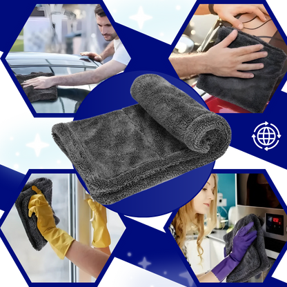 Serviette microfibre absorbante pour vitres