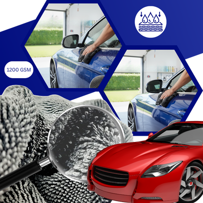 Serviette microfibre absorbante pour vitres