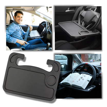 Table d'appoint de volant de voiture