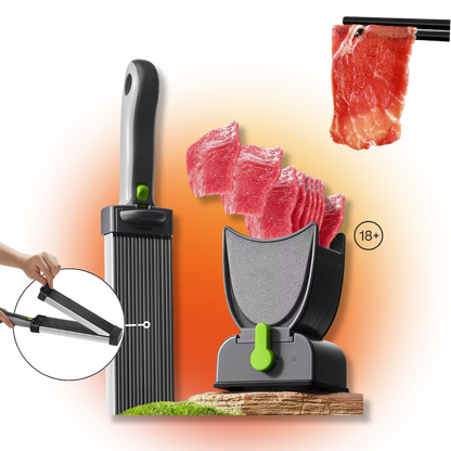 Trancheuse à viande manuelle à épaisseur ajustable