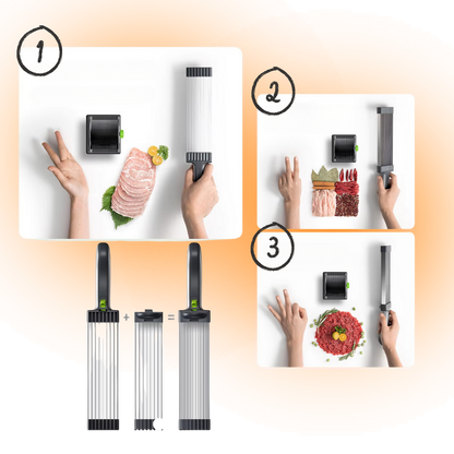 Trancheuse à viande manuelle à épaisseur ajustable