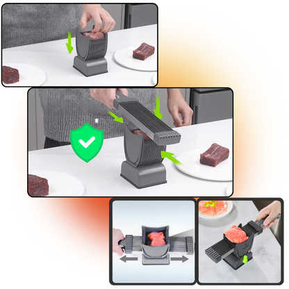 Trancheuse à viande manuelle à épaisseur ajustable