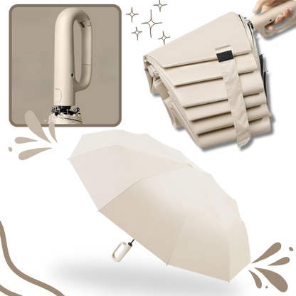 Parapluie résistant au vent à verrouillage automatique