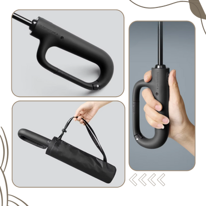 Parapluie résistant au vent à verrouillage automatique