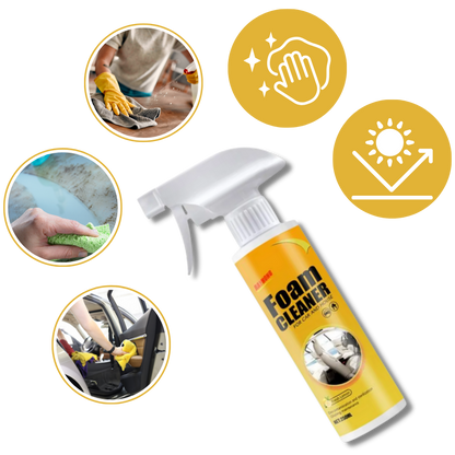 Mousse nettoyante pour voitures