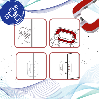 Verrou de sécurité de la porte du réfrigérateur pour enfant