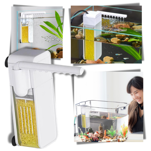 Pompe à filtre pour aquarium anti-colmatage