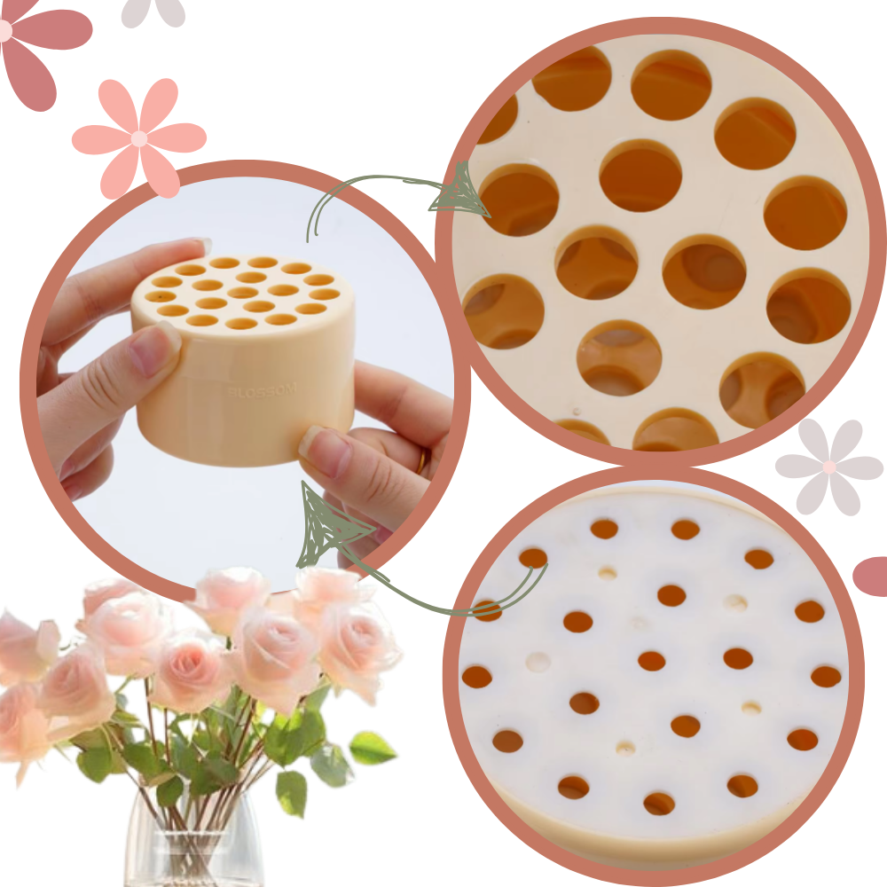 Support créatif pour compositions florales